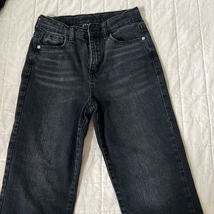 Barely worn girls black jeans
